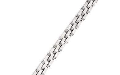 Art Deco Diamond Bracelet, 'Escalier'
