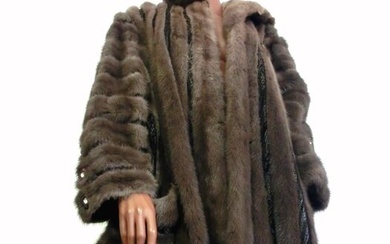 Artisan Furrier - Leather, Mink Fur coat - Made in: Germany
