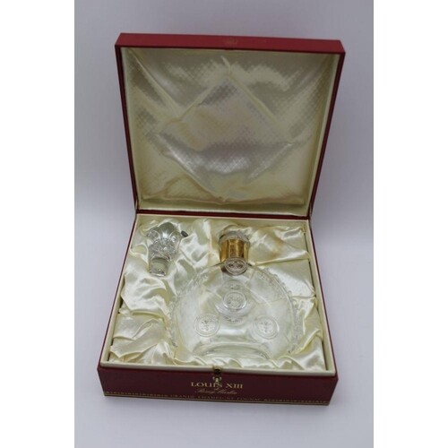 BACCARAT CRYSTAL FOR REMY MARTIN A BOXED LOUIS XIII DECANTER...