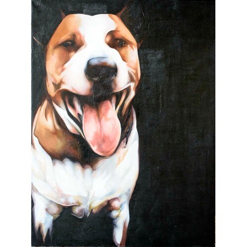 BEX BARTON (Contemporary) 'Henry, Staffordshire Bull Terrier...