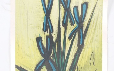 BUFFET Bernard (1928-1999) Iris bleu. Planche... - Lot 71 - Vasari Auction