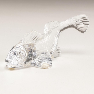 Baccarat Crystal Koi Fish Figurine