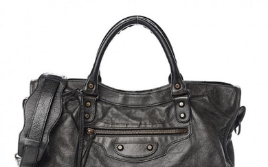 Balenciaga - Agneau Classic City Black Clutch bag