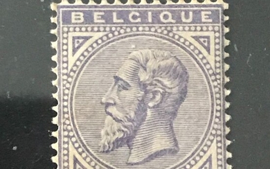 Belgium 1883 - 50 centimes King Leopold II, new type - OBP / COB 41