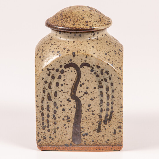 Bernard Leach Stoneware Studio Pottery Lidded Jar