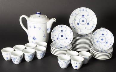 Bing & Grondahl. A collection of porcelain coffee services. (36)