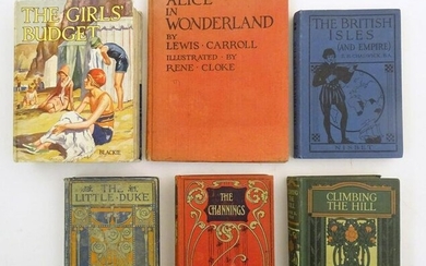 Books: Six assorted books comprising Alice in