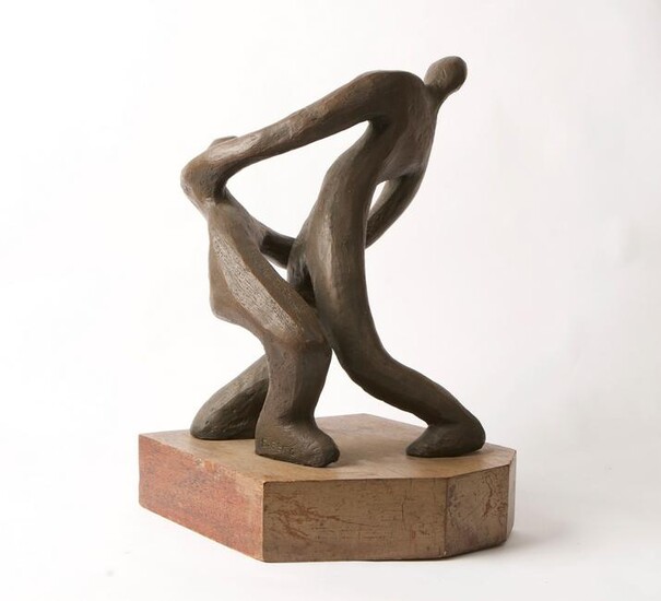 D. BERG Bronze Centrepiece Sculpture