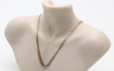 COLLIER,18K gold, X-link.