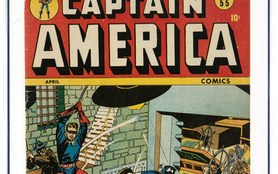 Captain America Comics #55 (Timely, 1946) CGC VG+ 4.5...