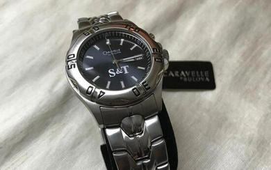 Caravelle Bulova Stainless Steel Wristwatch
