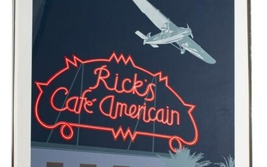 Casablanca Movie Poster, Rick's Cafe Americain