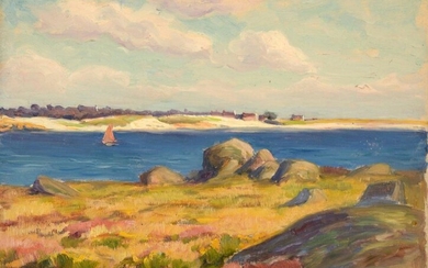 Charles WISLIN (1852-1932) La plage de Cabellou,...