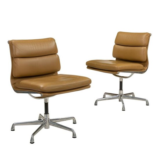 Charles & Ray Eames - Soft Pad Chairs - Pair