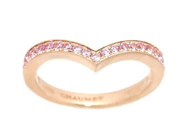 Chaumet - 18 kt. Pink gold - Ring Sapphires