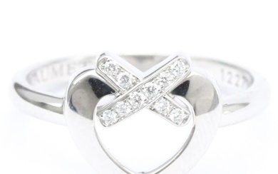 Chaumet Lian Diamond Ring White Gold (18K) Fashion Diamond Band Ring Silver