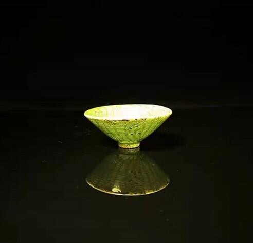 Chinese Green Glaze Porcelain Cup