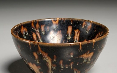 Chinese jizhou tortoiseshell-glaze bowl