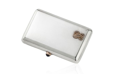 Cigarette case - .875 (84 Zolotniki) silver - Fabergé - Russia - Late 19th century