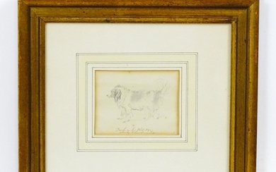 Circle of Sir Edwin Henry Landseer (1802-1873), Pencil drawi...