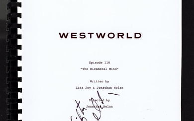 Clifton Collins Jr. Signed "Westworld" Replica Episode Script (Beckett)