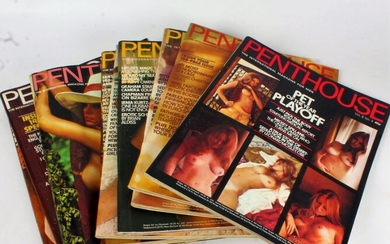 Collection of Penthouse magazines, Volume 10 No. 1-10 (10)