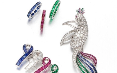 Collection of emerald, sapphire, ruby and diamond jewels (Collezione di gioielli in diamanti, zaffiri, rubini e smeraldi)