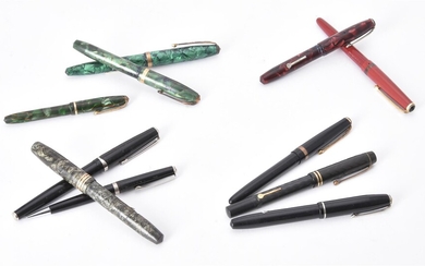 Conway Stewart, a collection of vintage fountain pens