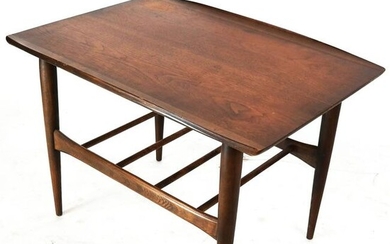 Danish Modern-Style Walnut Side Table