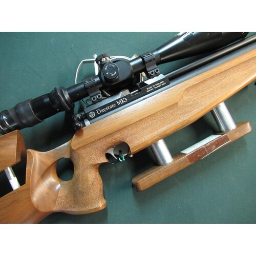 Daystate MK3 PCP air rifle with field target scope .177