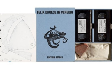 Droese, Felix Felix Droese in Venedig. Mehrteiliges Multiple mit einer Radierung, einer