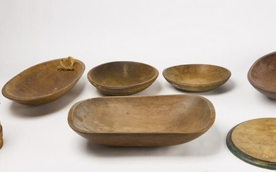 Early Trenchers - Bowls - Firkin- Pantry Box