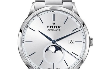 Edox - Les Vauberts Mondphase Datum Automatik - 80505 3M AIBU - Men - 2011-present