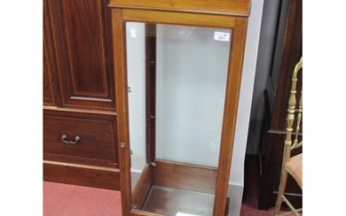 Edwardian Inlaid Mahogany Display Cabinet, with concave side...