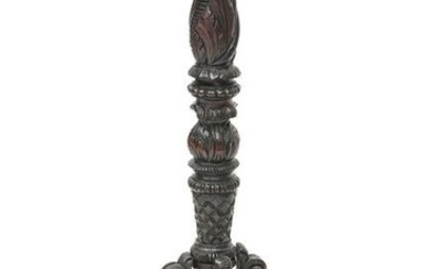 Empire Carved Figural Dolphin Torchiere