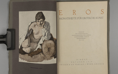 Eros. Monatshefte für erotische Kunst. 1919. Heft 2. Wien–Leipzig:...