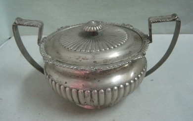 Exporting sugar pot, ancient Chinese silver (1) - Silver - Cutshing - Canton - China - 1825-1849