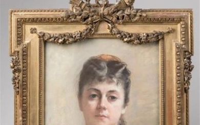 FLEURY Fanny (born in 1848) - "Portrait of Miss Wonars,...