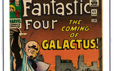 Fantastic Four #48 (Marvel, 1966) CGC VG+ 4.5 Off-white...