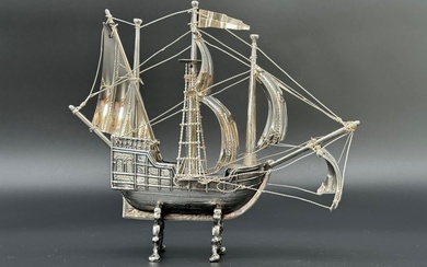 Figure - Figura del barco en plata 925 - Silver