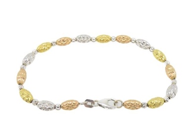 Fine Jewelry Gold Bracelet Bracelet 18K Yellow Gold 18K White Gold 18K Rose Gold