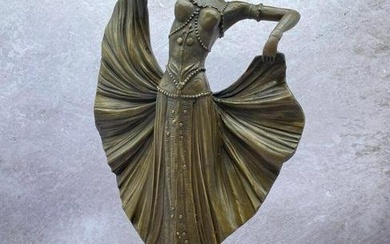 French Dancer Bronze Sculpture