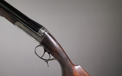 Fusil de chasse juxtaposé MANUFRANCE modèle IDEAL 326 en calibre 16,65. Belle carcasse chromée et...