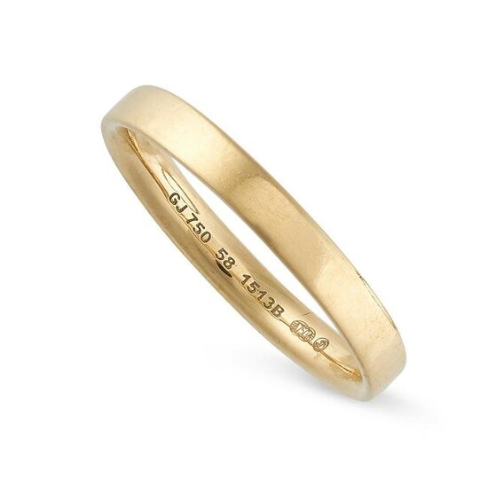 GEORG JENSEN, A MAGIC WEDDING BAND RING in 18ct gold