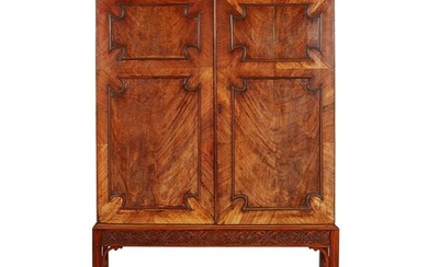 GEORGE III MAHOGANY CABINET-ON-STAND 18TH CENTURY, THE