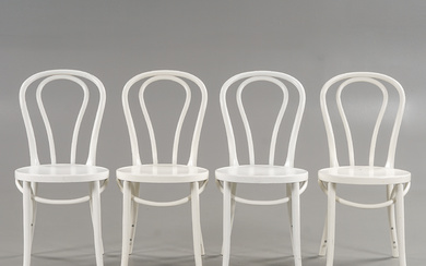 GILLIS LUNDGREN. Chairs 4 pcs “Öglan” Ikea, second half of the 20th century.