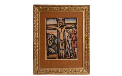 Georges ROUAULT (1871-1958) Christ en croix Aquatinte... - Lot 71 - Alexandre Landre Paris