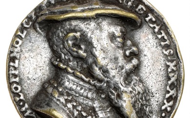 Germany, Nuremberg, Wilhelm Löffelholz von Kolberg, 1501–1554, silvered cast AE Medal, 1541,...