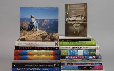 Grande collection de littérature spécialisée David Hockney 22 volumes sur la vie, le dessin, la...
