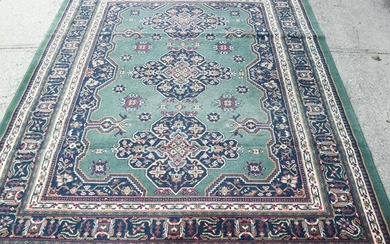 Green Geometric Rug/Carpet